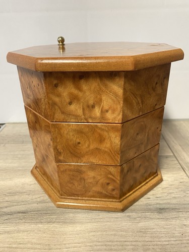 Vintage mele octagonal burl - vintage,