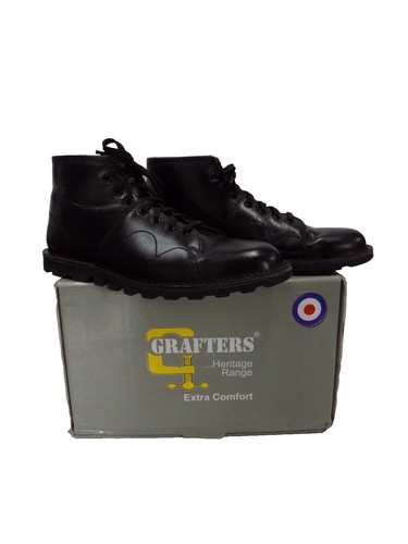 Grafters monkey boots black - boots,