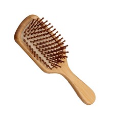 Bamboo Hair Brush Paddle Styling Tool Detangler Smoothing Massage Cushion Eco
