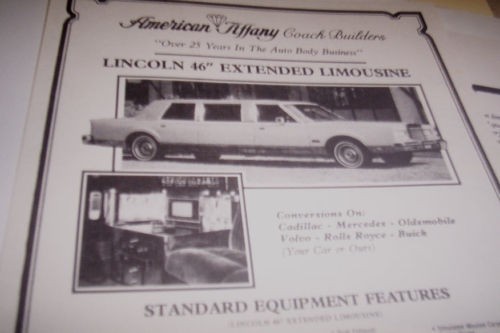 Lincoln 1980s stretch - stretch, limo