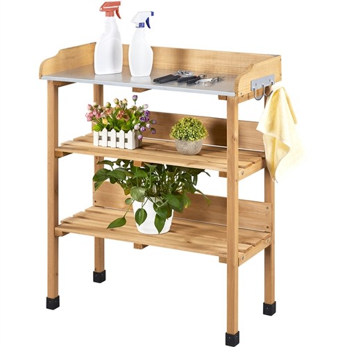 Layer potting table bench - 3-layer,