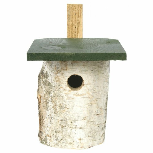 Silver birch log nest - cj,
