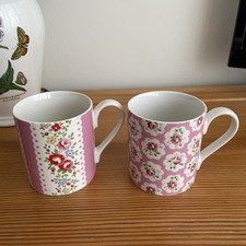 Cath Kidston Roses Mugs x 2