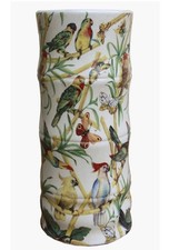 Ceramic umbrella stand with a