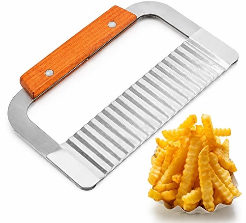 Crinkle cutter wavy potato - wavy,