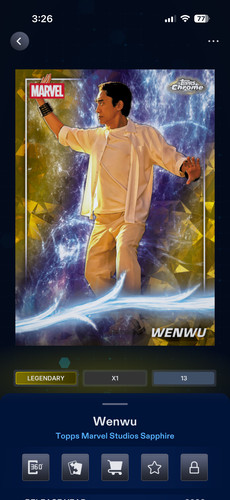 Marvel topps digital wenwu - marvel,