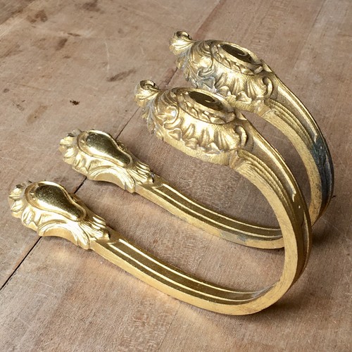 Antique curtain tie - antique, backs