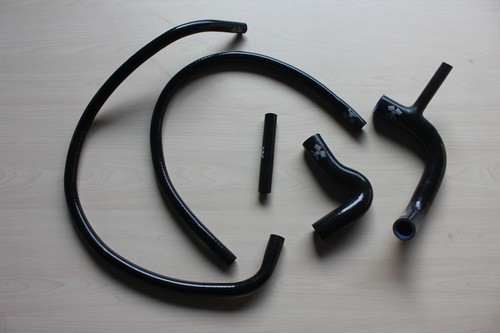 Black silicone hose fit - hose,