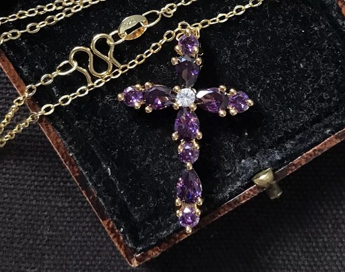 Vintage style purple and - vintage, white