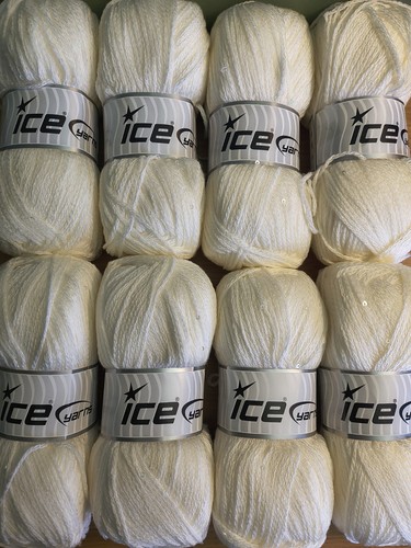 Wool yarn ice - &,