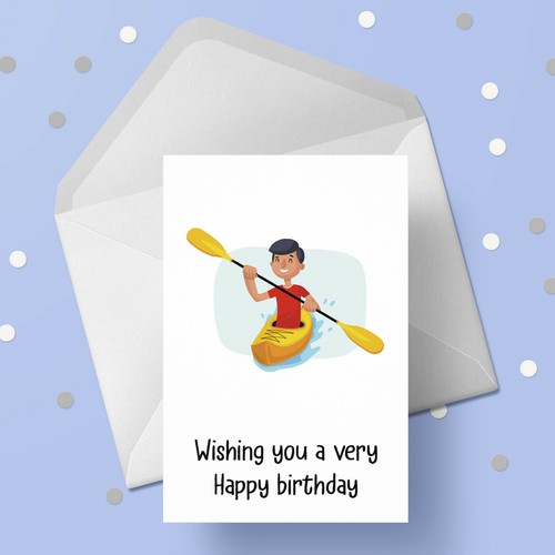 Canoe kayak birthday - canoe,,