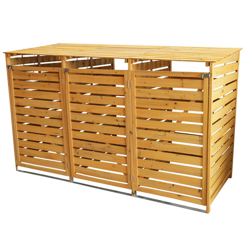 Wheelie bin storage triple - storage,