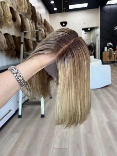Short ash brown blonde - ash,