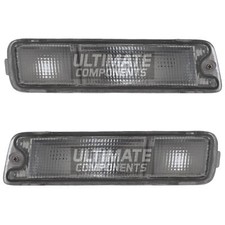 Front Indicators & Side Lamps Lights Mitsubishi L200 Pickup 1996-2006 Pair Clear