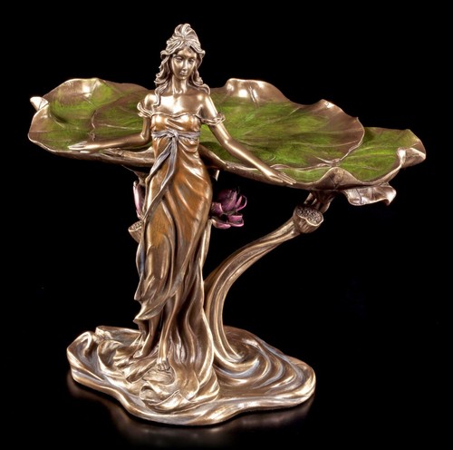 Art nouveau bowl woman - art,