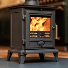 Ecosy+ Rock Compact - Defra Approved - Eco Design Ready - Multi-Fuel Stove -