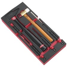 Facom MODM.MI6 7 Piece Impact Striking Tool Set Supplied in Foam Module Tray