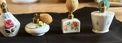 Vintage porcelain perfume - vintage,