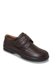 Mens Dr Keller Touch Fasten Wide Fit Leather Shoe by Chums