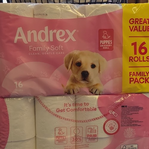 Andrex family soft toilet roll - family,