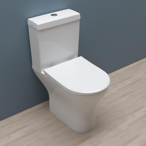 Simple close coupled - simple, toilet