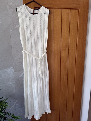 Zara pointelle knit midi dress - midi,