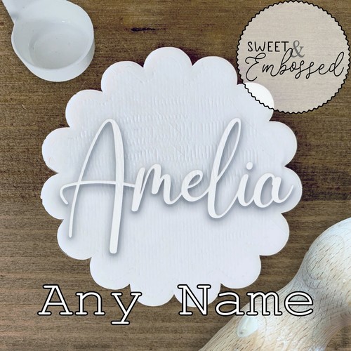 Custom name cookie stamp - name,