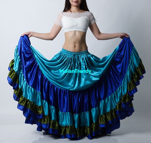 Belly dance white - dance, satin