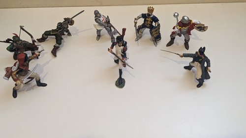 Papo figures bundle knights - figures, x9