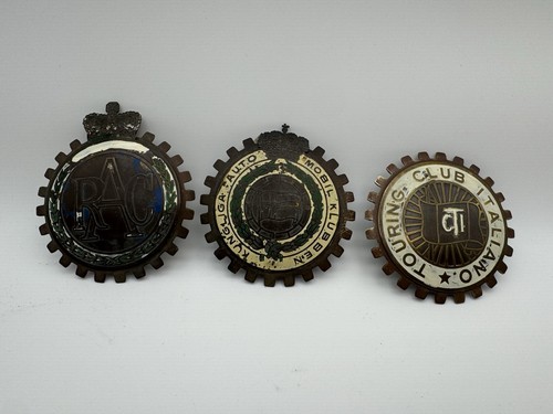 Vintage car club emblems - club, emblems,