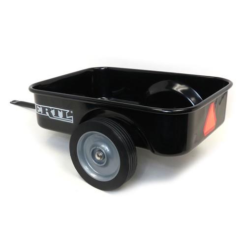 Black steel pedal tractor - pedal,