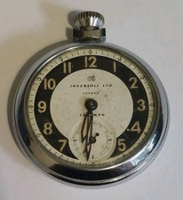 Beautiful Vintage Ingersoll London Triumph Mechanical Pocket Watch 