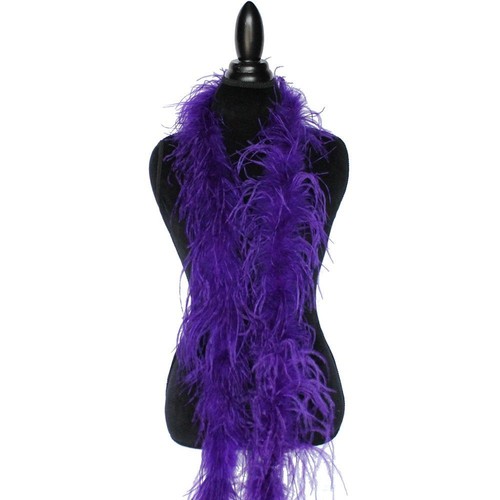 Purple 1ply ostrich - 1ply, feather