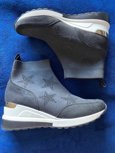 Black moda pelle - black, boots