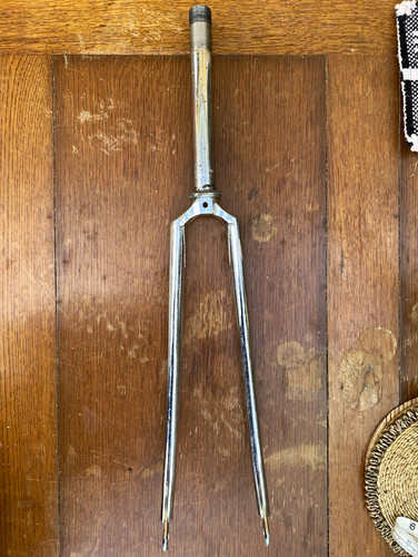 Tange silver chrome fork road - tange,