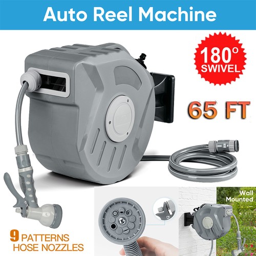 Wall mounted garden patio hose - garden,