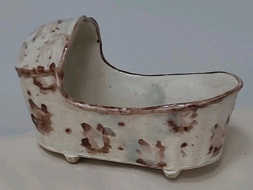 Pratt ware cradle antique - ware,