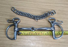5.5" Jointed Kimblewick Bit & Curb Chain  *Free Postage*