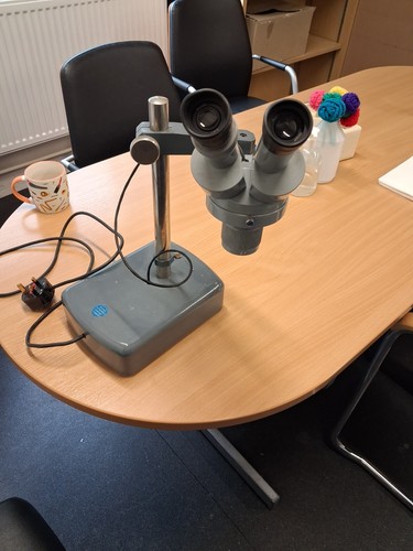 Stereo microscope with light - microscope,