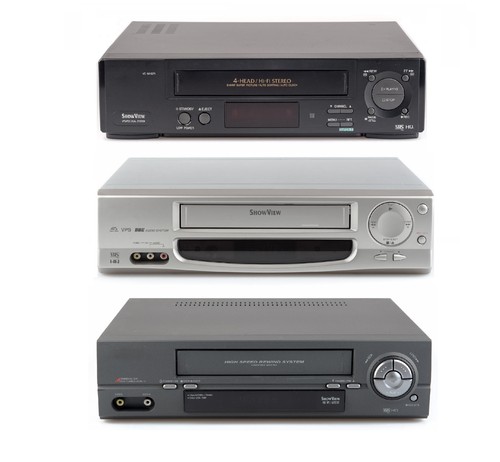 Vhs video tape vcr player - video,
