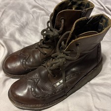 FLY LONDON BROWN LEATHER BOOTS SIZE UK6