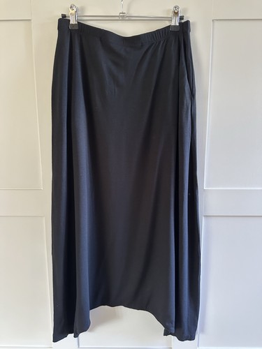 Eileen fisher black viscose - black,