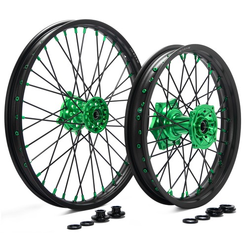 Cnc wheel green hubs - green,