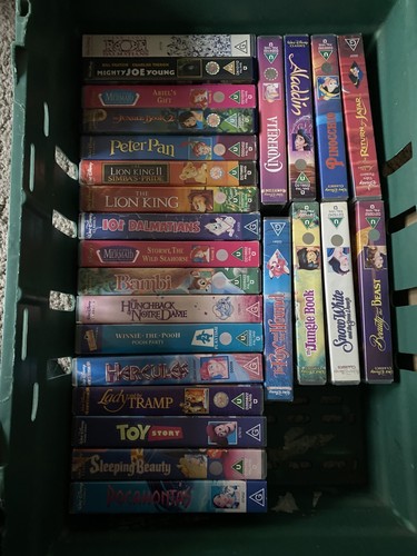 Selection disney vhs - of, tapes