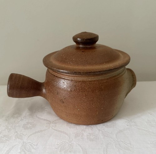 Vintage studio pottery lidded - pottery,