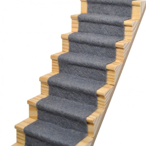 Dolls house stair carpet - house, slate