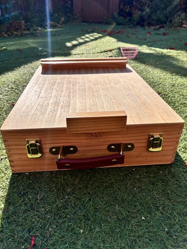 Crelando wooden tabletop box - wooden,