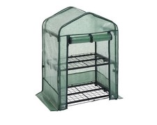 Westand Green Premium Garden 2-Tier Grow House UV Cover Wire Shelving