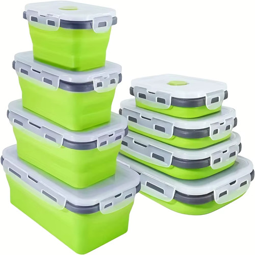 4pcs collapsible silicone - 1/4pcs,
