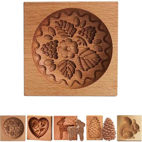 Wooden cookie moulds for - wooden,